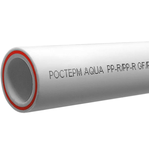 ТРУБЫ PP-R РОСТерм AQUA СО СТЕКЛОВОЛОКНОМ (SDR 6)